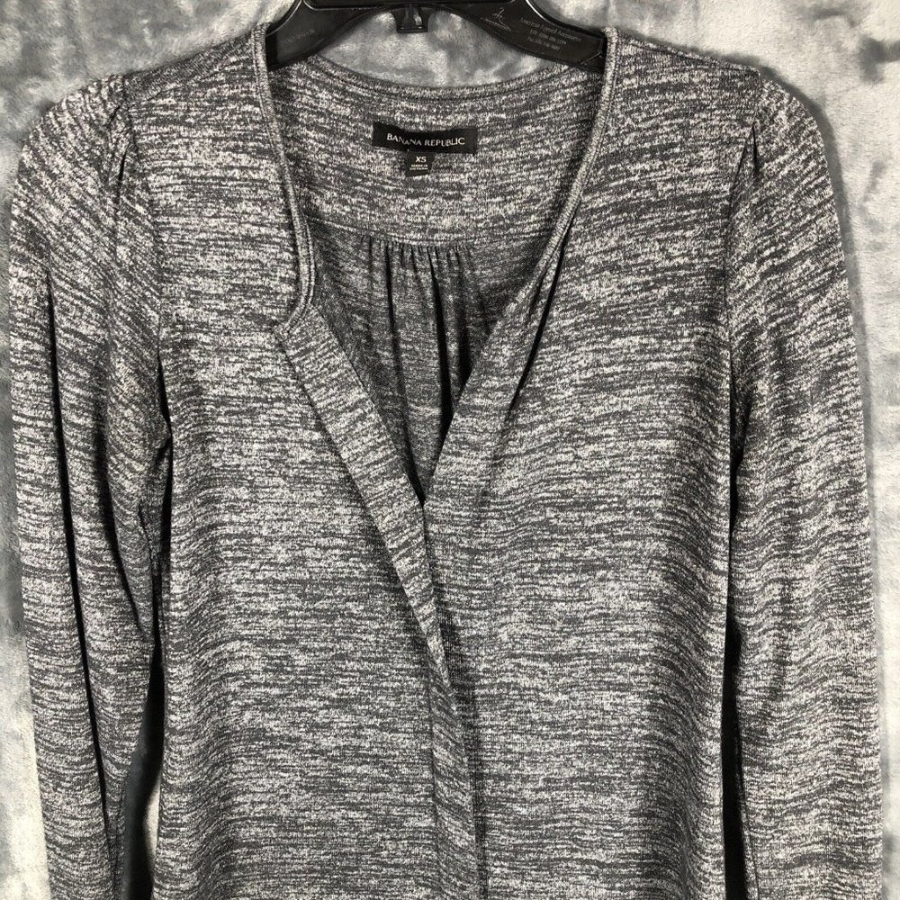 BANANA REPUBLIC Women's Sweater Pullover Extra Small Gray Long Sleeve XS - Picture 5 of 14